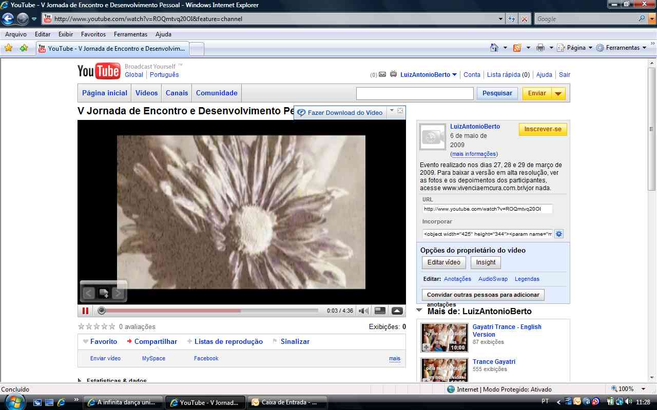 Veja no Youtube